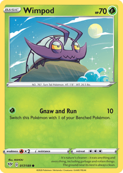 Wimpod Darkness Ablaze card