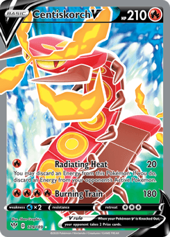 Centiskorch V Darkness Ablaze card