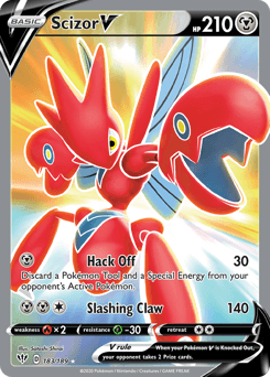 2020 Darkness Ablaze Scizor V #183