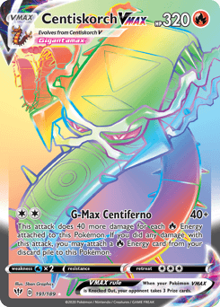Centiskorch VMAX Darkness Ablaze card