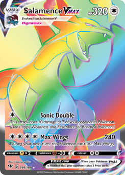 Salamence VMAX Darkness Ablaze card