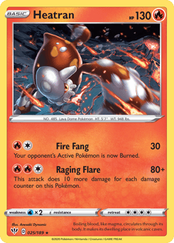 2020 Darkness Ablaze Heatran #25