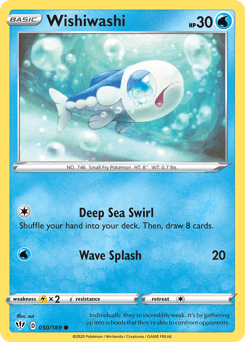 Wishiwashi Darkness Ablaze card