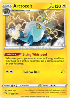 Arctozolt Darkness Ablaze card