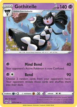 Gothitelle Darkness Ablaze card