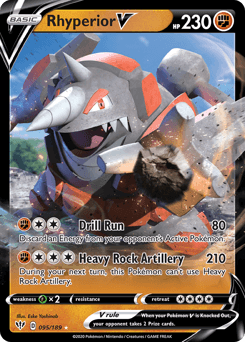 2020 Darkness Ablaze Rhyperior V #95