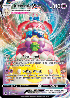 Alcremie VMAX Champion's Path card