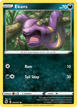 2020 Champion's Path Ekans #33