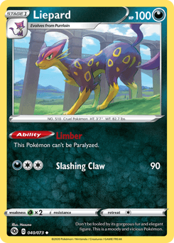 2020 Champion's Path Liepard #40