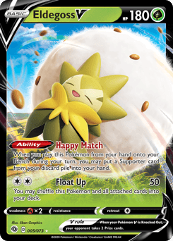 Eldegoss V Champion's Path card