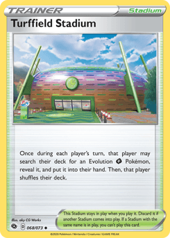 Turffield Stadium Champion's Path card
