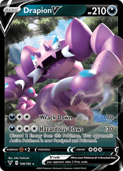 Drapion V Vivid Voltage card
