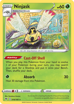 Ninjask Vivid Voltage card