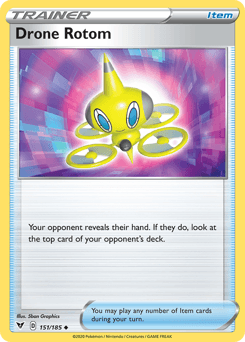 2020 Vivid Voltage Drone Rotom #151