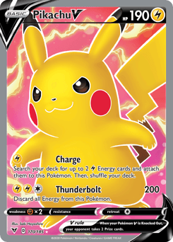 Pikachu V Vivid Voltage card