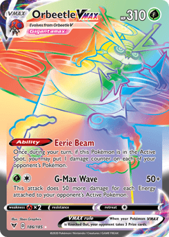 Orbeetle VMAX Vivid Voltage card