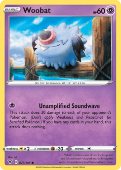 2020 Vivid Voltage Woobat #73