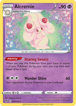 Alcremie Vivid Voltage card