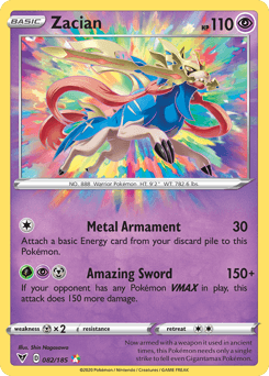 Zacian Vivid Voltage card