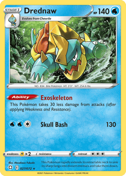 Drednaw Shining Fates card