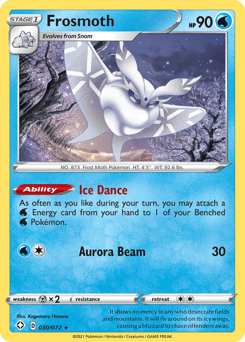 Frosmoth Shining Fates card