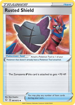 2021 Shining Fates Rusted Shield #61