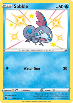 Sobble Shining Fates Shiny Vault card