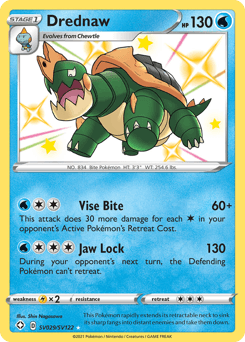 Drednaw Shining Fates Shiny Vault card