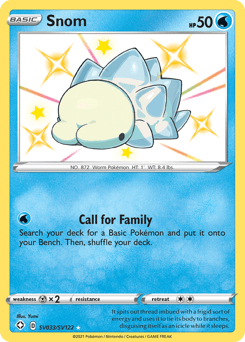 Snom Shining Fates Shiny Vault card
