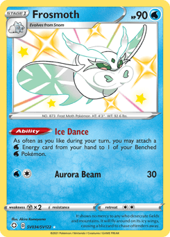 Frosmoth Shining Fates Shiny Vault card