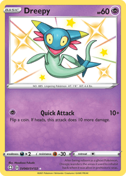 Dreepy Shining Fates Shiny Vault card