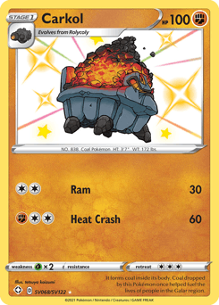 Carkol Shining Fates Shiny Vault card