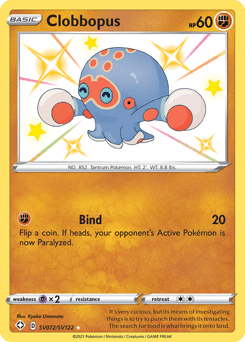 Clobbopus Shining Fates Shiny Vault card