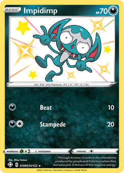Impidimp Shining Fates Shiny Vault card