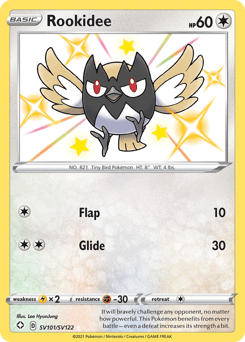 Rookidee Shining Fates Shiny Vault card