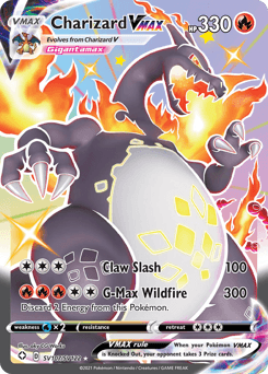 Charizard VMAX Shining Fates Shiny Vault card