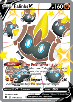 Falinks V Shining Fates Shiny Vault card