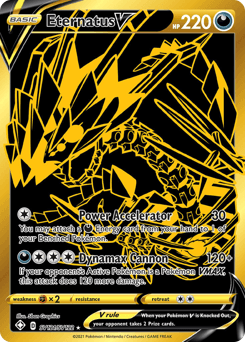 Eternatus V Shining Fates Shiny Vault card