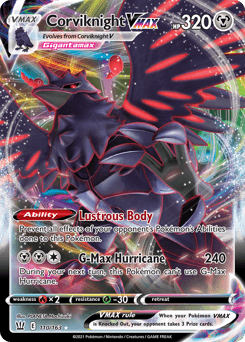 Corviknight VMAX Battle Styles card