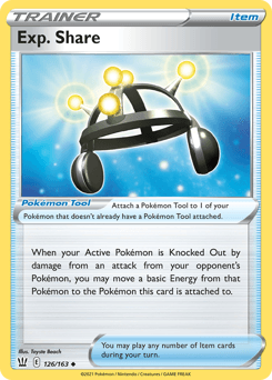 Exp. Share Battle Styles card