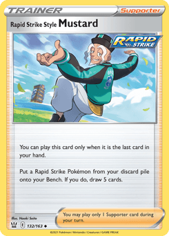 Rapid Strike Style Mustard Battle Styles card