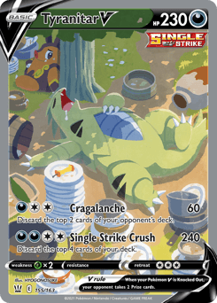 Tyranitar V Battle Styles card