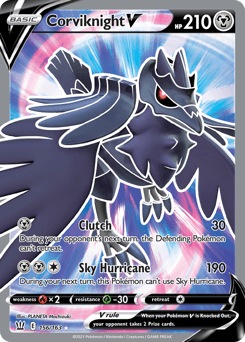 2021 Battle Styles Corviknight V #156