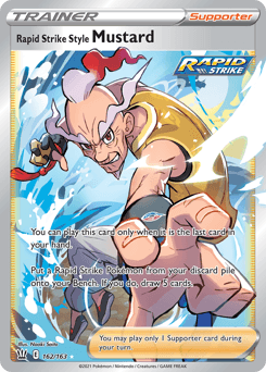 Rapid Strike Style Mustard Battle Styles card
