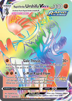 Rapid Strike Urshifu VMAX Battle Styles card