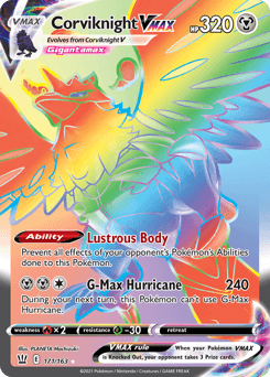 Corviknight VMAX Battle Styles card