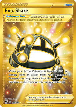 Exp. Share Battle Styles card