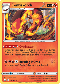 Centiskorch Battle Styles card