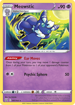Meowstic Battle Styles card