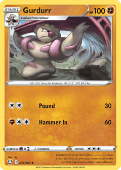 Gurdurr Battle Styles card